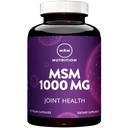 MRM Beslenme MSM 1000 mg | Pure Torch-sulfonyl-Methane Capsules | Ortak, Saç, Skin & Nail Desteği | Bio available Sulfur Supplement | Vegan + Gluten-Free | 120 Hizmet