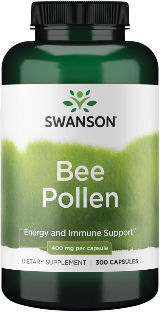 Swanson Bee Pollen 400 Milligram 300 Capsules