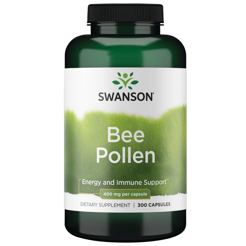 Swanson Bee Pollen 400 Milligram 300 Capsules