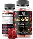 [1'de 5] Kadınlar ve Erkekler için Magnezyum Vitamin B12 Vitamin K2 & Vitamin D3 | Yetişkin 100 mg için Magnezyum Supplement, Yetişkin 50 mg | Vegan | Non-GMOMOB