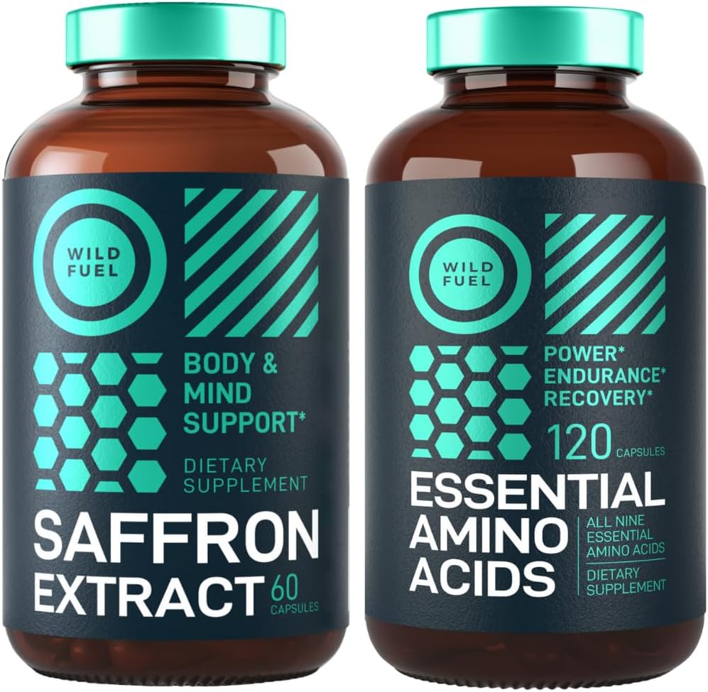 Essential Asit Supplement ve Pure Saffron Extract Energy ve Mood Sche