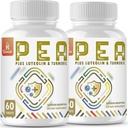 1500 MG Palmitoylolamid ile Luteolin 98 & Turmeric, High Abors, Micronized Pea Supplement for Discomfort Management- USA Made - 120 Tablet