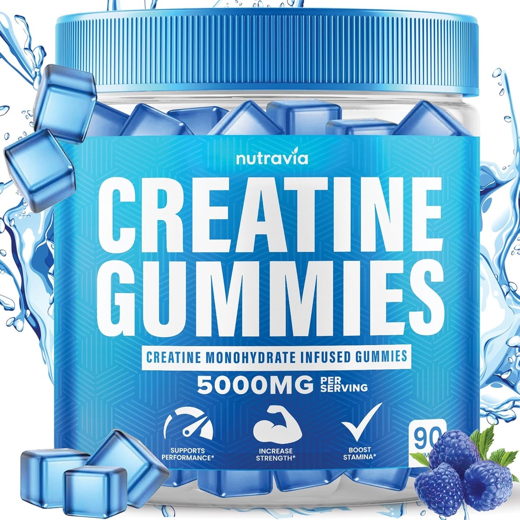 Kretine Gummies 5gtine Monohidrat ile Erkekler ve Kadınlar için, Güçlü, Endurance, Kas Anında Kreatine, Micronized Clean HCL Balanced Kretina Mono +380638588488ada en Polvo (90 Gummies)