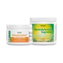 Jigsaw Health Sche | Adrenal Cocktail, 60 Hizmet (Jar), ve Electrolye Supreme (Lemon-Lime), 60 Hizmet (Jar)