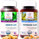 Doğal Uyku Yardımı ve Tiroid Yeni | 9 Organik Herbs & Seaweed | Valerian Root, Tiroid Desteği ve Trendleri Kelp ile 1350 mg | Sana Herbal tarafından