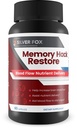 Memory Hack Restore - Beyin ve Vücut Kan Akışı Nutrient Teslimat - Beyine besinler sunmaya yardımcı olun - Kan akışını artırmak için amino asitlerin özel bir karışımı