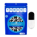 Capsuline Boyut 4 Boş Gelatin Capsules, Black/Clear - 1000 Count | Gluten Free, Kosher, Non-GMO sertifikalı | Pure Bovine Pill Caps for DIY Tamam