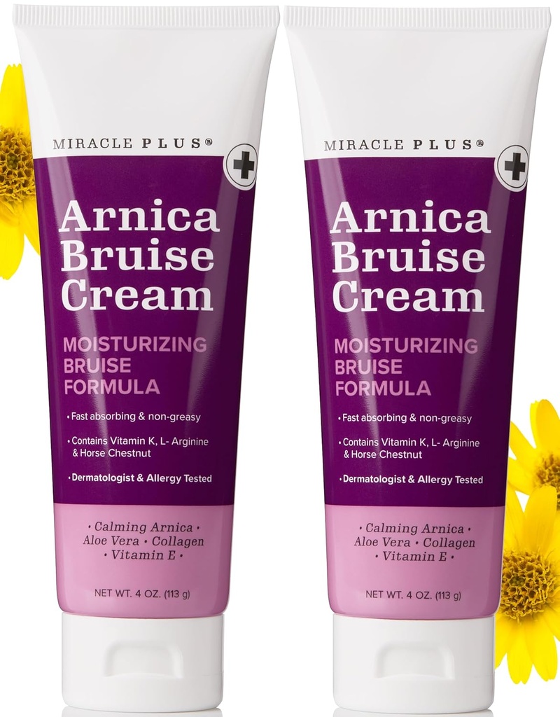 Miracle Plus Arnica Cream Extra Strength Mulise Relief Lotion για τον μελανισμό και το πρήξιμο στο δέρμα 