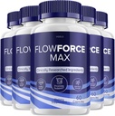 (5 Pack) FlowForce Max Supplement Advanced Energy, Supplement for Men, Flow Force Control Supplements Flow Max for Men Health, FlowForce İncelemeleri (300 Capsules)
