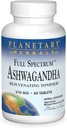 Planetary Herbals Ashwagandha, Full Spectrum 570 mg Αναζωογονητικός Τονοποιητής - 60 δισκία