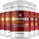 (5 Pack) Nervogen Pro Capsules, Nervogen Pro for Neuropati Capsules, Nervogen Pro Gelişmiş Formula Diyeti Tamam, C Çinko Geliştirilmiş - Nervogen Pro İncelemeleri (300 Capsules)