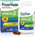 PreserVision AREDS 2 Eye Vitamins, #1 Eye Doktor Önerilen Brand, Lutein ve Zeaxanthin Supplement ile C, Vitamin E, çinko ve Bakır, 120 Softgels (Minigels)