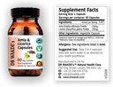 DR WAKDE'nin Amla & Licorice Capsules (60 Veg Caps, for Acid Indigestion, Ayurvedic Supplement, Vegan, Herbal, All Natural, Made in UK)