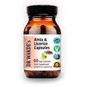 DR WAKDE'nin Amla & Licorice Capsules (60 Veg Caps, for Acid Indigestion, Ayurvedic Supplement, Vegan, Herbal, All Natural, Made in UK)