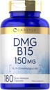 Carlyle DMG 150 mg | 180 Capsules | N-Dimetilglycine HCl | Non-GMO & Gluten Free