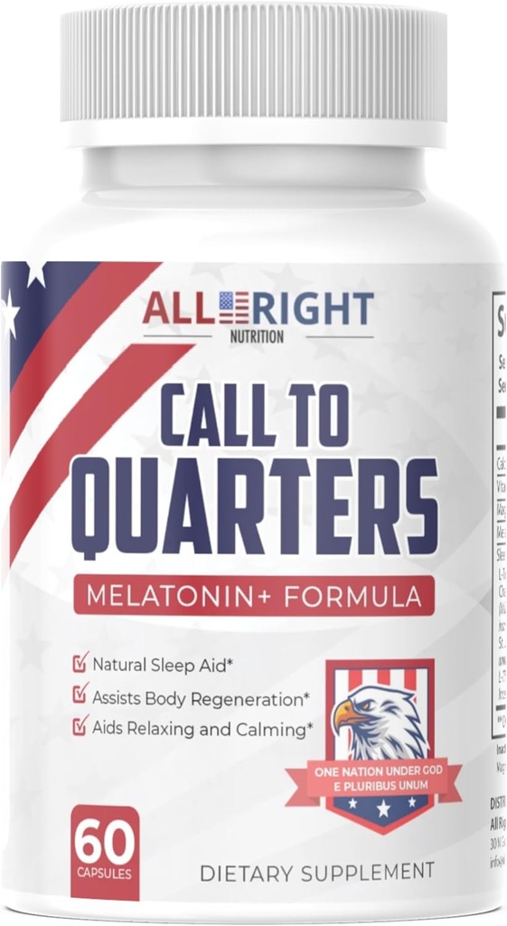 Quarters - Sleep Aid & Relaxation Formula - 60 Capsules