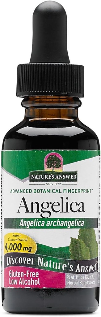 Doğanın Yanıtı Angelica Root ile Organik Alkol, 1-Fluid Ounce
