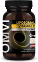 Omvi Formulas, Liposomal Vitamin C 1000 mg, Yüksek Abhidrasyon Ascorbici, Antioksi Supplement, Supports Immune System & Collagen ATM, Vegan, Gluten Free, 60 Capsules, 30 ABD'de Yapıldı