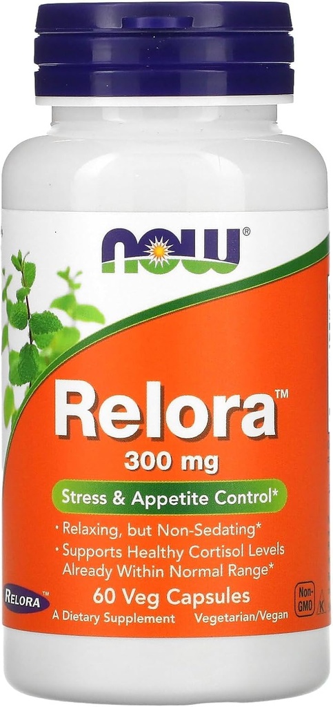 NOW Τρόφιμα Relora, 300 mg, 60 κάψουλες Veg