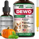 Cats & Köpekler Natural Broad Spectrum Intestinal Defense & Digestive Liquid Herbal Support - Gut Health - Supplement Drops ABD'de (Herbal Cleanse 2 oz)