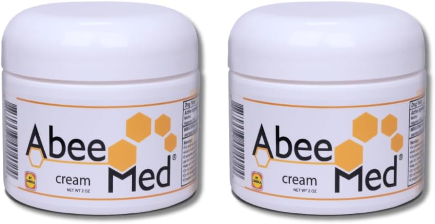 AbeeMed Bee Venom Cream - Bee Pollen, Chamomile, Menthol - Bee Venom Joint Cream for Muscle, Bone & Commons, Quick Relief, Sprates, Strains - Ekstra Güçlü Formula - 2oz