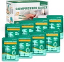 8 Packs Ferze ile Z-Folded - Yara Gauze Bleed Stop, 4.5" x 4.1 Yards, 6Ply - İlk Yardım Kit için,Medical Travma Kit, IFAK Tankı
