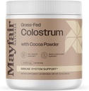 Grass-Fed Bovine Colostrum Supplement with Cocoa Toz, for Kids & Yetişkinler, Immune System Support, Gut Health and Muscle Recovery, 60 Hizmetler