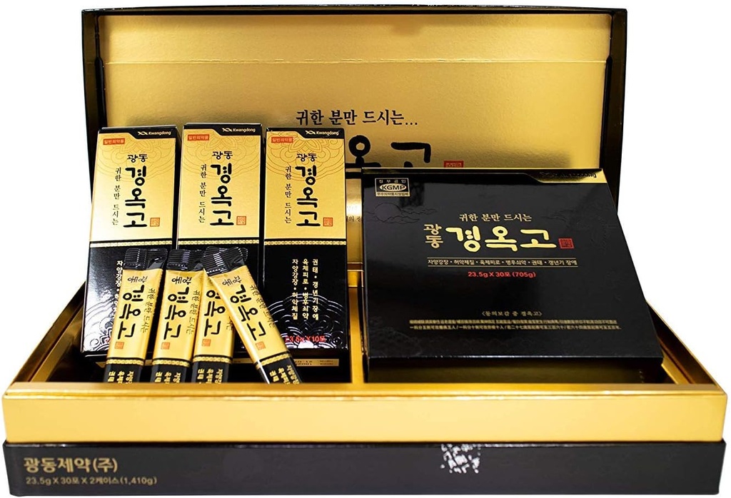 Kwang-Dong Kyung-Ok-Go Koreli Nutritious BTC Tonic Bireysel Stick Pouches Hediyesi (23.5g x 60 Stick Pouches) [ouche ouche]