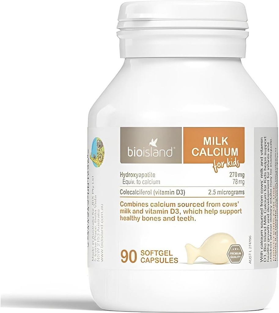 Çocuklar için Bio Island Milkdis 90 Capsules