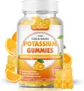 softbear P properties Citrate 1000 mg, Sugar Free P properties Gummies for Yetişkinler Support Leg Cramps & Muscle Health High Potency P properties Supplement Gummies Orange Flavor 60 Count Count Count Count Count