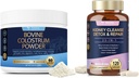 Totaria 120 Konts Kidney Cleanse Detox & Tamir Capsules + Bovine Colostrum Supplement Toz