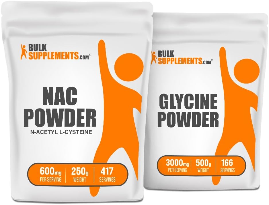 NAC (N-Acetyl L-Cysteine) 250g + Glycine 500g