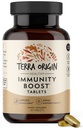 TERRA ORIGIN Immunity Support Supplement | Vitamin C, D3, çinko, Selenium, Turmeric, Echinacea, Ginger & Andrographis with BioPerine | Daily Immune ATM & Antioksi