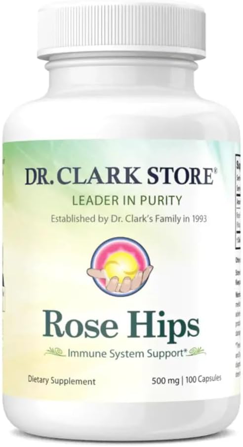 Dr Clark Store Rose HIPS, 500 mg 100 Capsules