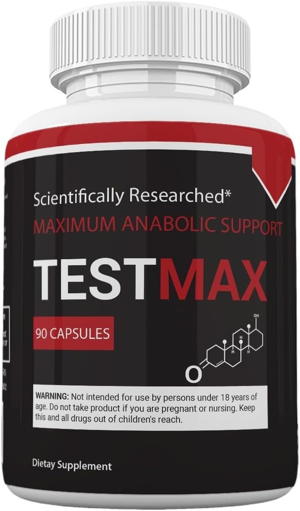 Zonata TestMax Διαιτητικά συμπληρώματα για τους άνδρες, δοκιμή Max Φυσικά Ενισχύστε την απόδοση, την αντοχή και τα επίπεδα ενέργειας, Φυσική Φόρμουλα για να διατηρήσει την ενέργεια και τα επίπεδα απόδοσης (Single Pack, 60 δισκία)
