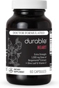 Ανθεκτικό Heart – Bergamonte Citrus Bergamot 1, 000 mg + εκχύλισμα Olive Leaf + Βιταμίνη C - συμπλήρωμα υγείας καρδιάς για υγιή χοληστερόλη - Γιατρός Formulated, Vegan, Non-GMO, Made in USA (60 Κάψουλες)