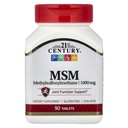 21. Yüzyıl MSM, 1.000 mg, 90 Tablet