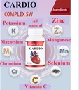 Cardio Heart Health Supplements, sağlıklı Blood Circulation & Blood Printing Support with P properties, Magnezyum, Chromium, ZINC, Selenium, 30CAPSULES 1000.31 Mg Every