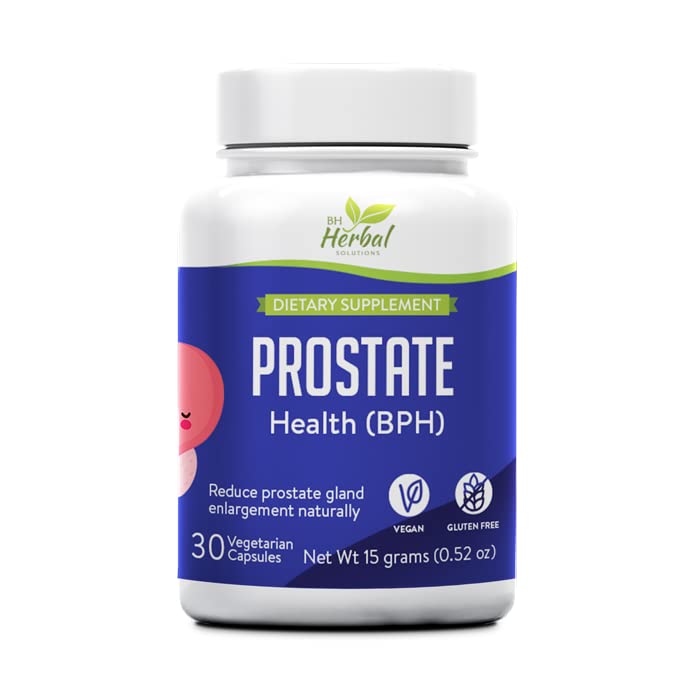 Prostate Health (BPH) - Prostate Gland Enlargement Doğal Olarak Azaltır - Frequent Urination -% 100 Herbal ve Natural Natural