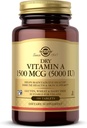 Solgar Dry Vitamin A 1500 mcg (5000 IU), 100 Tablets - Υποστηρίζει υγιή μάτια, δέρμα & ανοσοποιητικό σύστημα - Μη ΓΤΟ, Vegan, Χωρίς γλουτένη, Χωρίς γαλακτοκομικά, Kosher - 100 Σερβιέτες