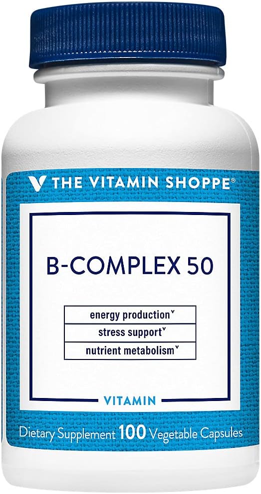 The Vitamin Shoppe B-Complex 50 (100 Veggie Capsules)