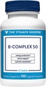 The Shoppe B-Complex 50 (100 Veggie Capsules)