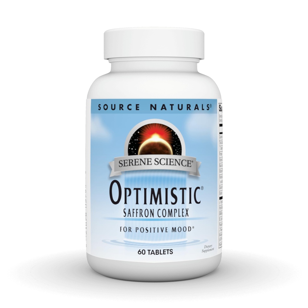 Πηγή Naturals Serene Science Optimistic Saffron Complex - 60 Tablets