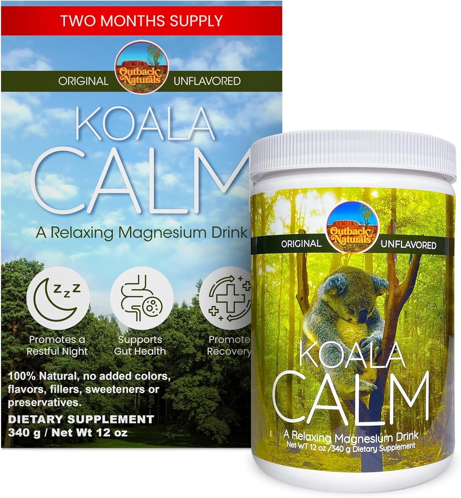 Calm Toz - Rahatlama için 400 mg Pure Citrate Drink Mix for Relaxation, Sleep Support & Muscle Relief, Unflavored