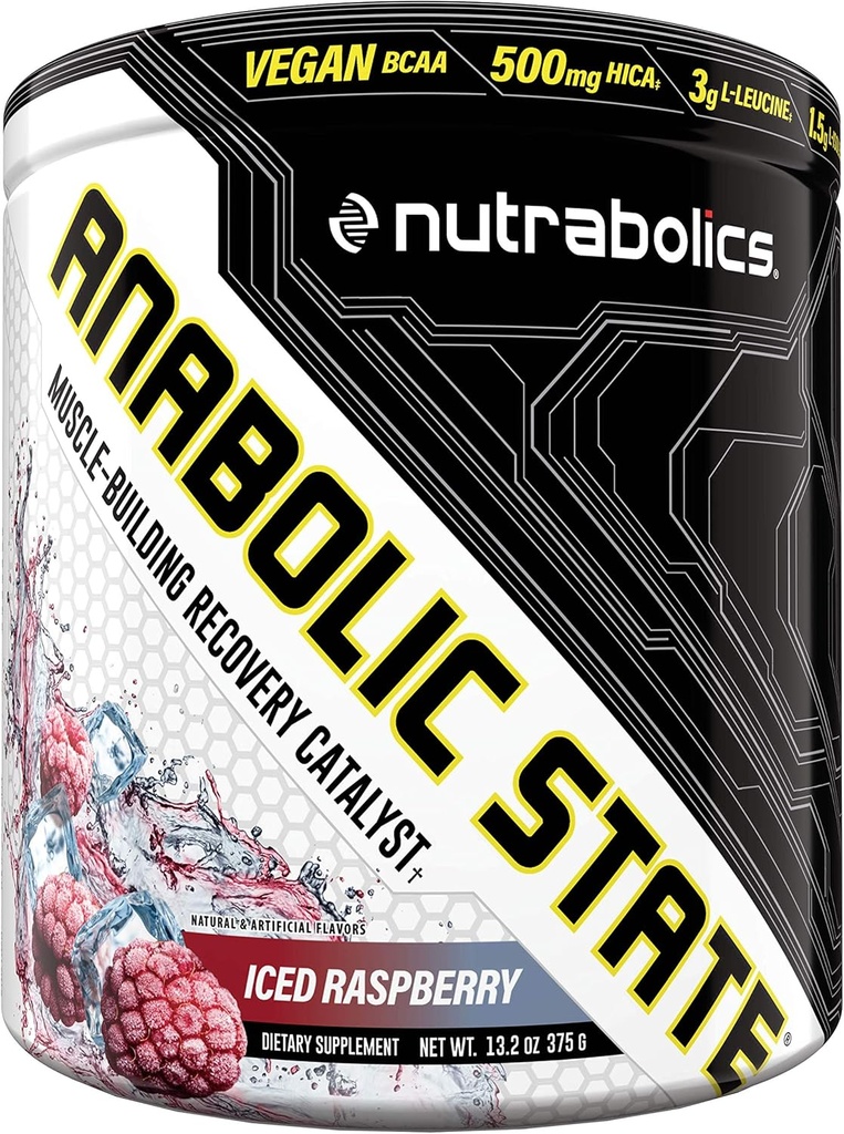 Nutrabolics Dietary Supplement Anabolic State Iced Raspberry 375g (30 υπηρεσίες)