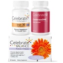Vitamin Bariatric Sche - Gülümseme Çokvitamin, Vitamin C Chewables ile Demir ve Denge Probiyotik + Prebiyotik - WLS Recovery & Digestive Support for WLS Recovery