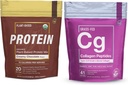 Temel Elements Hydrolyzed Collagen Hydro Toz & Organik Pea Protein Toz - Kremi Çikolata | Ortak, Cilt, Saç ve Nail Desteği + Low-carb Plant-Based Vegan