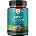 Liver Cleanse Detox & Tamir - Milk Butle Supplement for Digestion & Immune Health - Ginger Root, Choline & Dandelion Root - Herbal Liver Support with Silymarin, Beetroot & Artichoke - 70