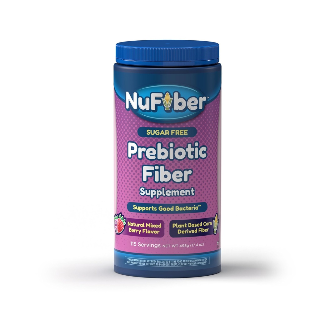 Fiber Supplement, Daily Prebiyotik Fiber, 115 Hizmet, Doğal Karma Berry Flavor, Grit-Free, No Gluten & Sugar, Plant Based Corn Toz to Support Digestive & Gut Health