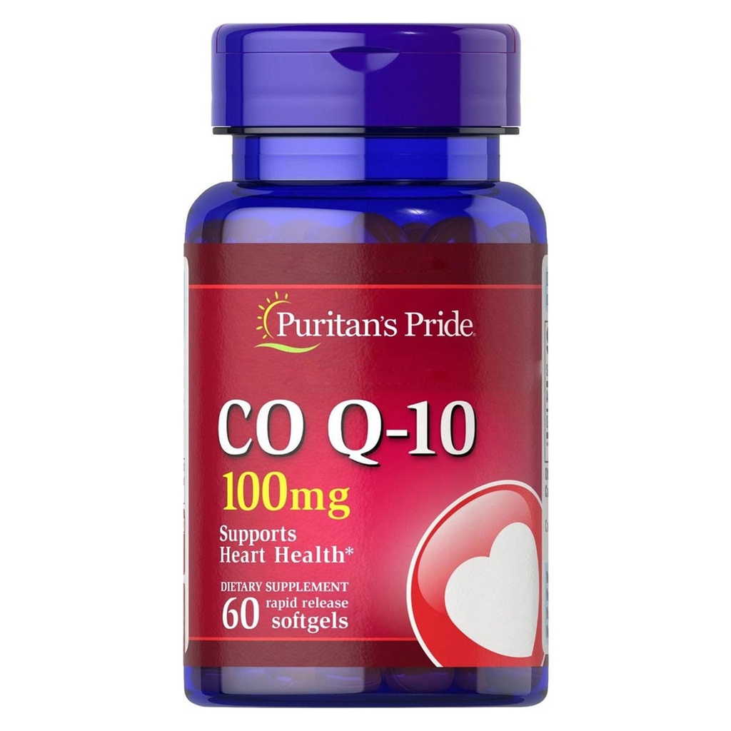 Puritan'ın Gurur Coenzyme CoQ10 100 mg, Kalp Sağlığı, Kan basıncı, Oral Gum Health ve Sağlıklı Ağlama Desteği, 60 Hizmet, Hızlı Yayın Softgels